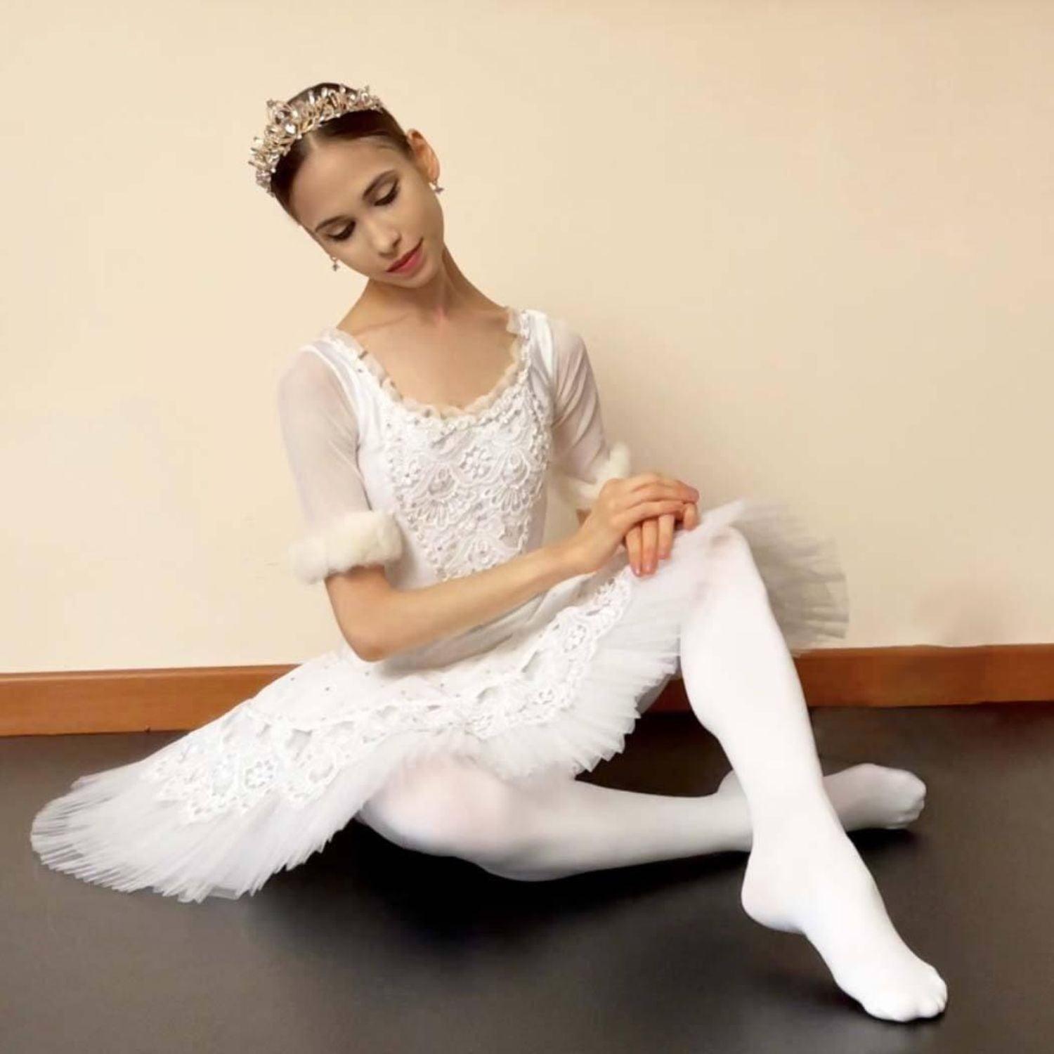 Convertible Dance Tights - White - Snag