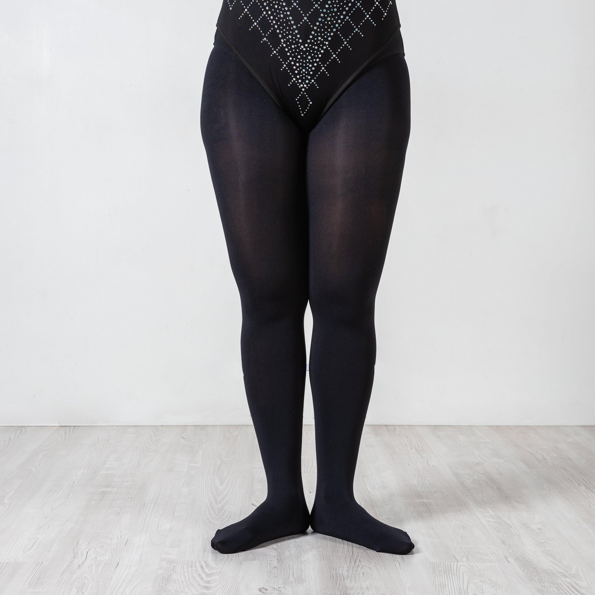 LE Tights - 120 Denier Convertible Dance Tights - Black