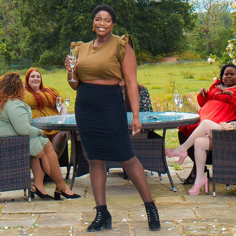 30 Denier Sheer Tights - Praline - Snag