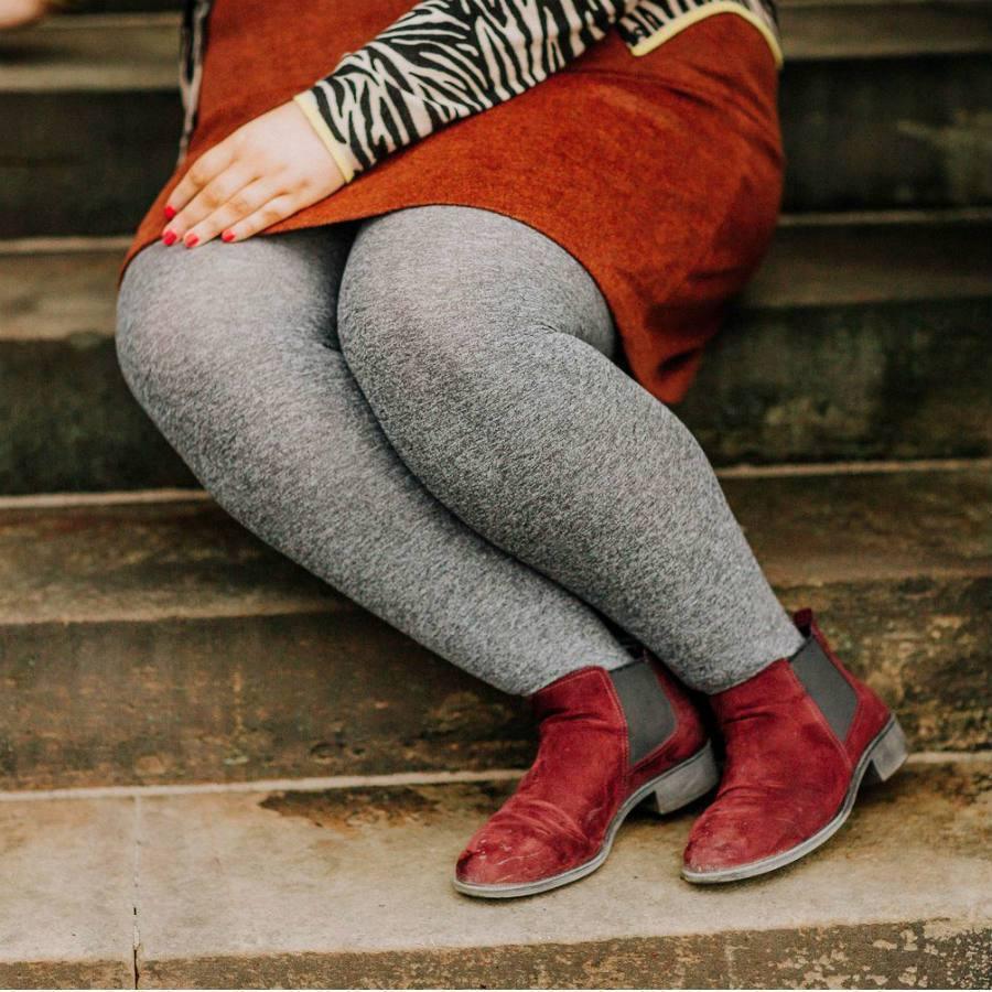 80 Denier Marl Tights - Rainy Day - Snag