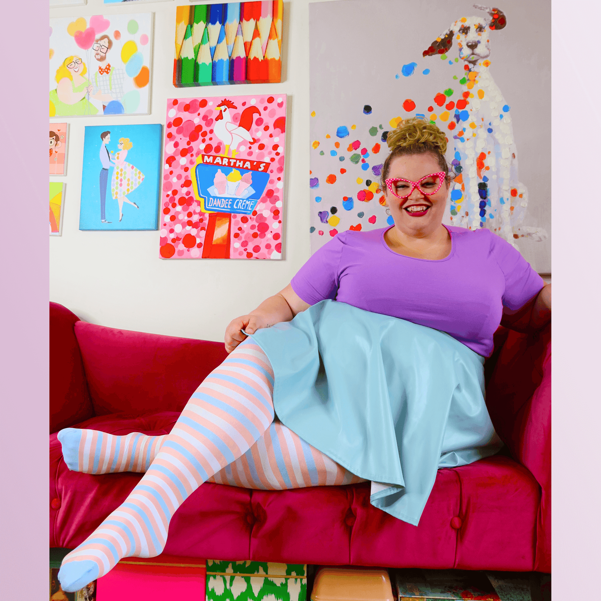 80 Denier Tights - Pride - Laverne - Snag