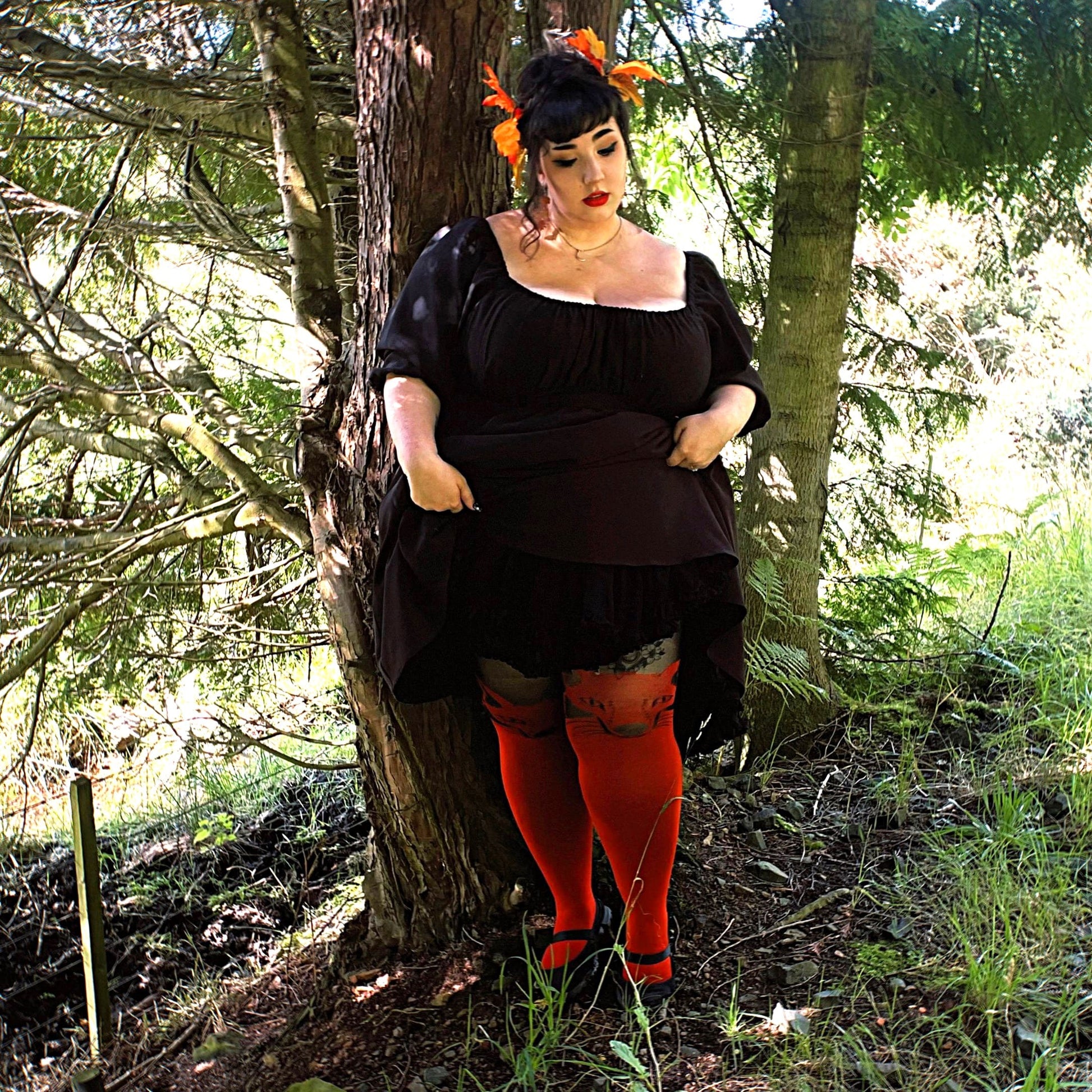 80 Denier Tights - Familiar - Snag