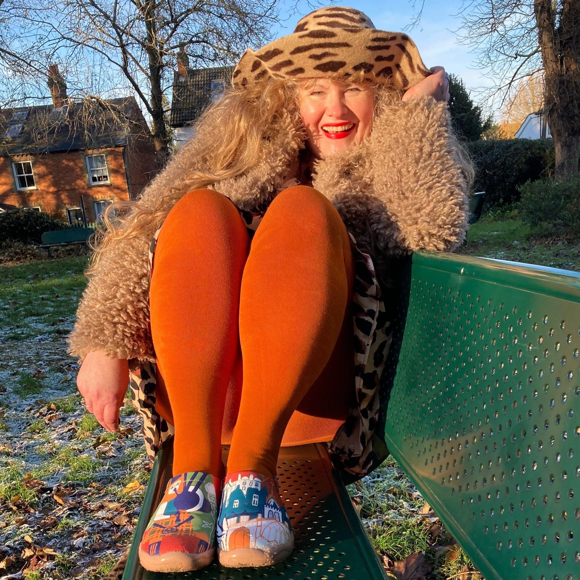 Bamboo Tights - Panda - Toffee Apple - Snag