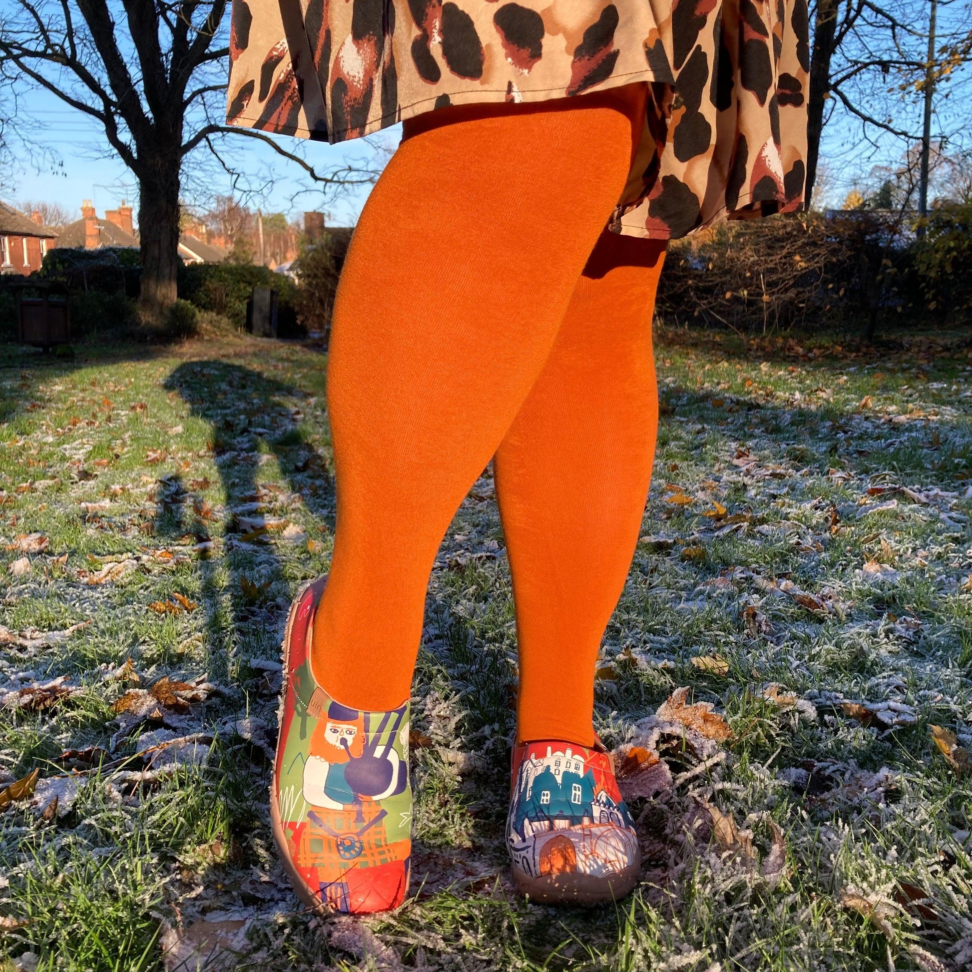 Bamboo Tights - Panda - Toffee Apple - Snag