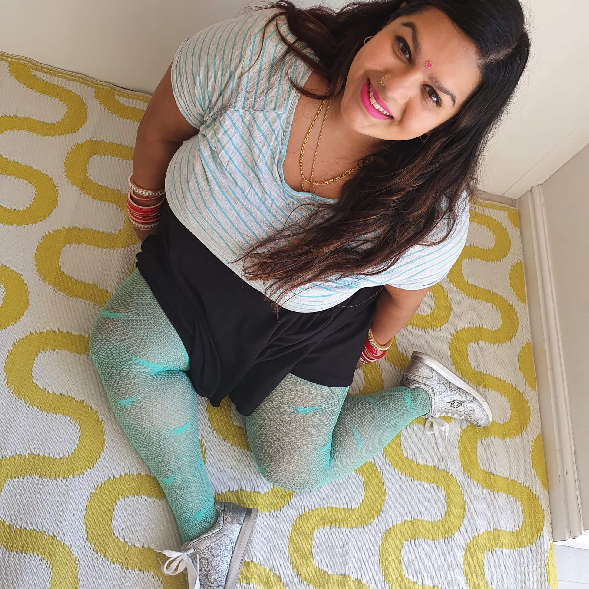 Fishnets - Fishing for Love - Mint - Snag