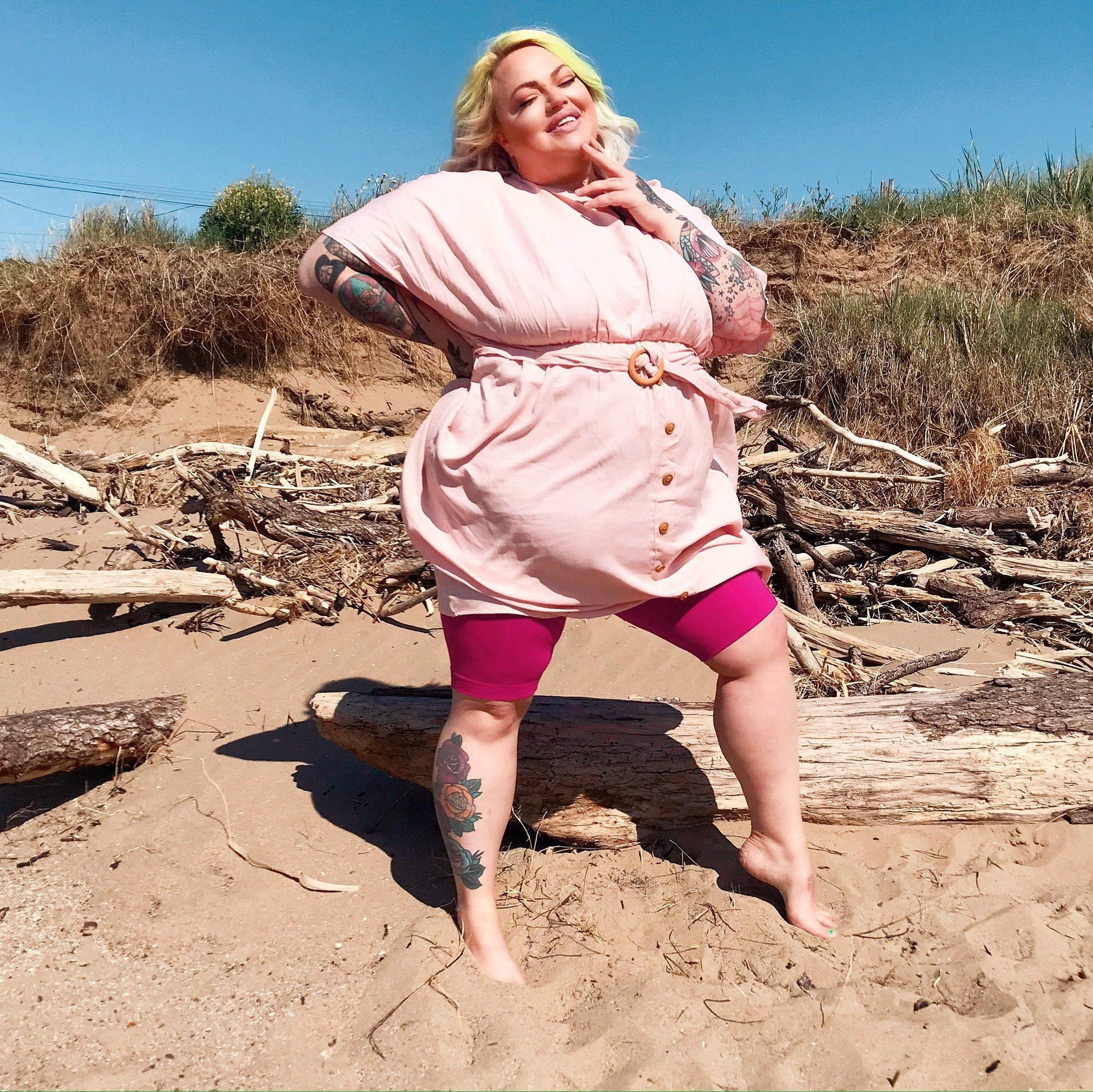 Stay Cool Chub Rub Shorts - Raspberry Pie - Snag